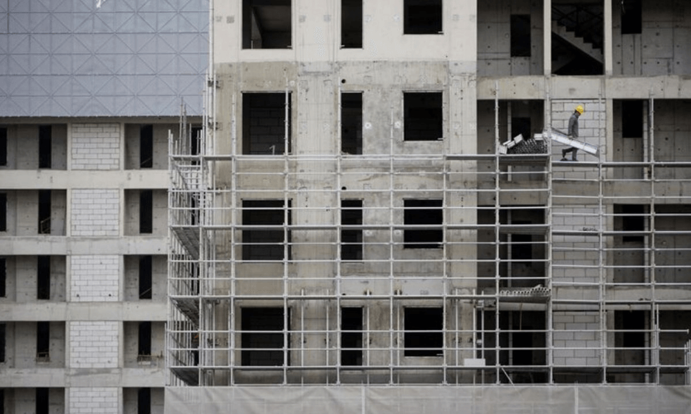China's New Home Prices Stalled In March Month-On-Month